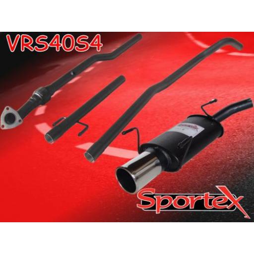 Sportex Vauxhall Corsa C performance exhaust system 2000-2003 S4