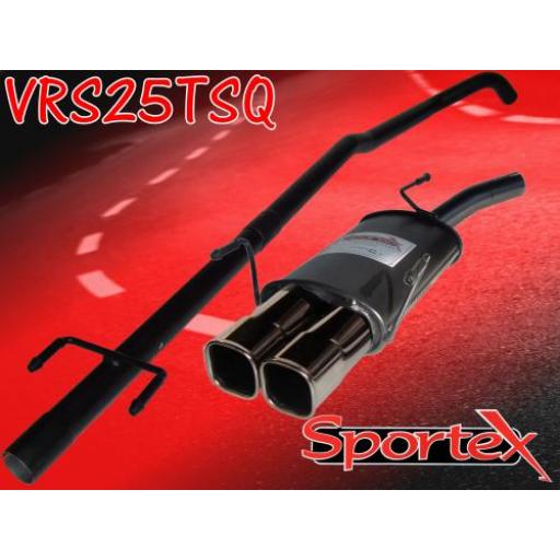 Sportex Vauxhall Corsa C performance exhaust system 2000-2006 TSQ