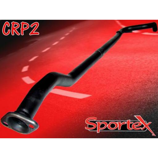 Sportex Citroen C2 exhaust race tube 1.1i 2003-