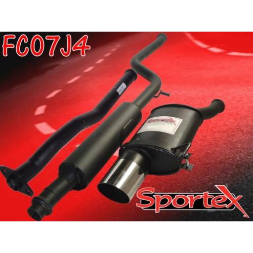 Sportex Citroen Saxo performance exhaust system 1.1 1.4 1.6 00-03 J4
