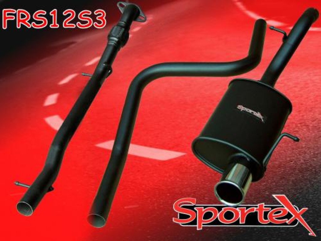 Sportex Ford Fiesta performance exhaust system 1.6i 20012008 S3
