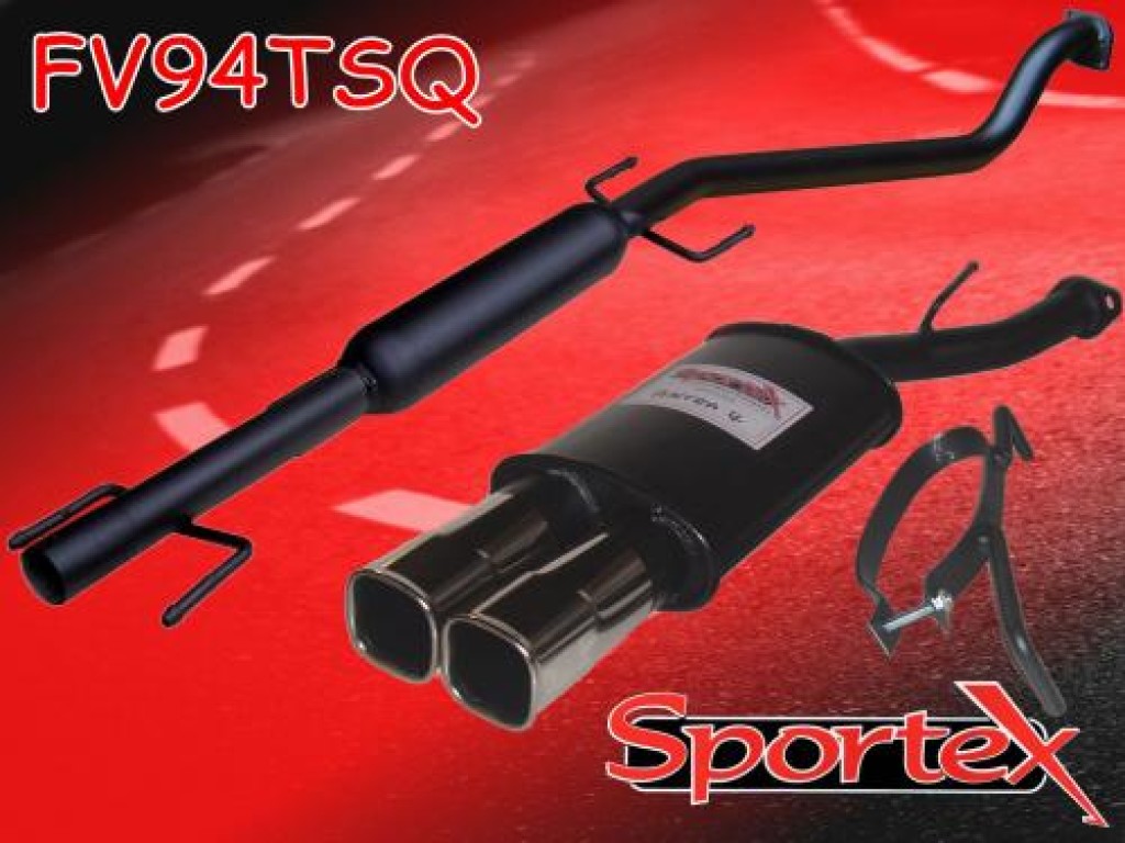 Sportex Vauxhall Astra mk4 performance exhaust system 1998-2003 T3