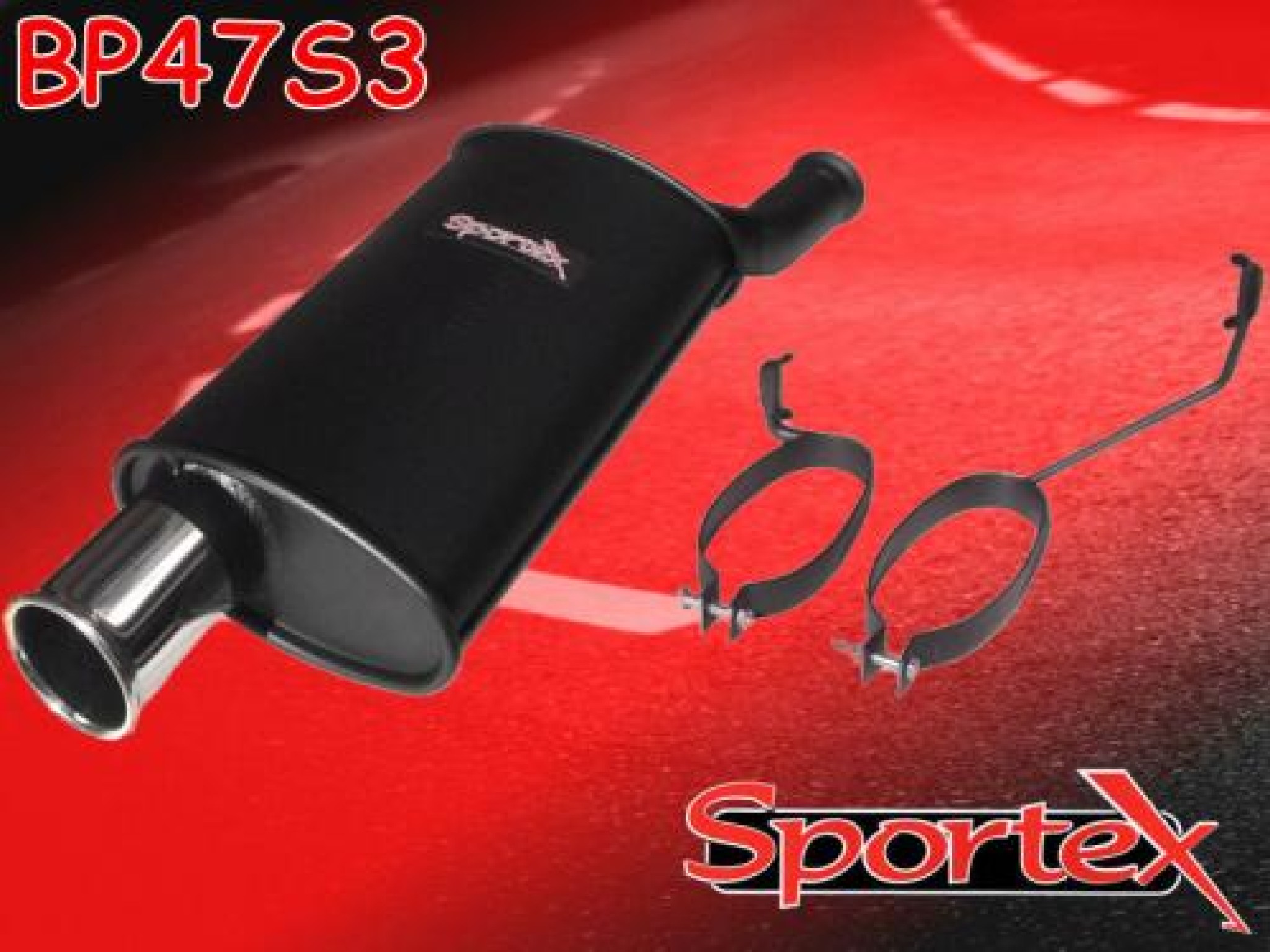 Sportex Peugeot 206 exhaust back box 19982007 S3