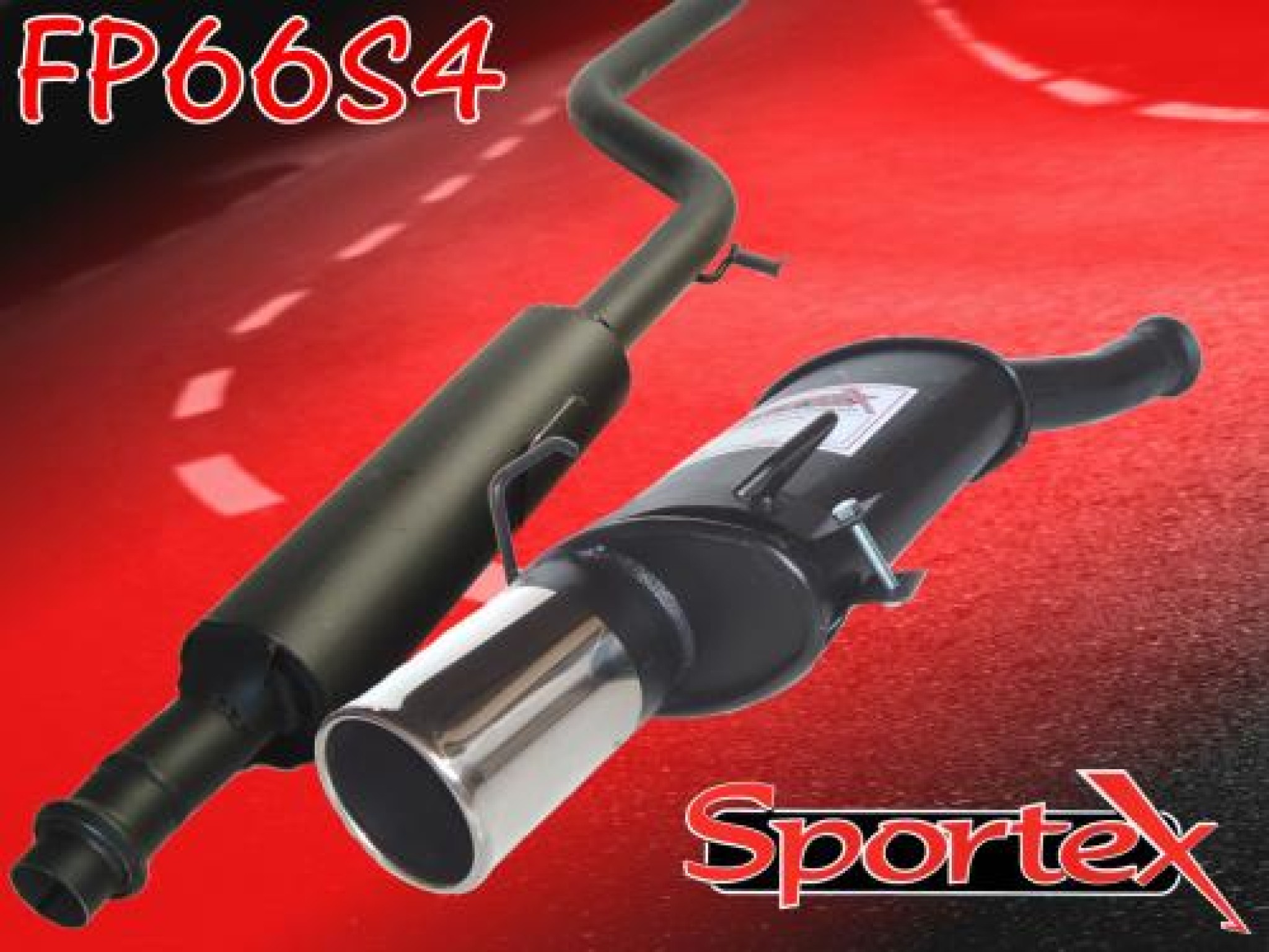 Sportex Peugeot 206 2.0i GTi performance exhaust system 19992007 S4