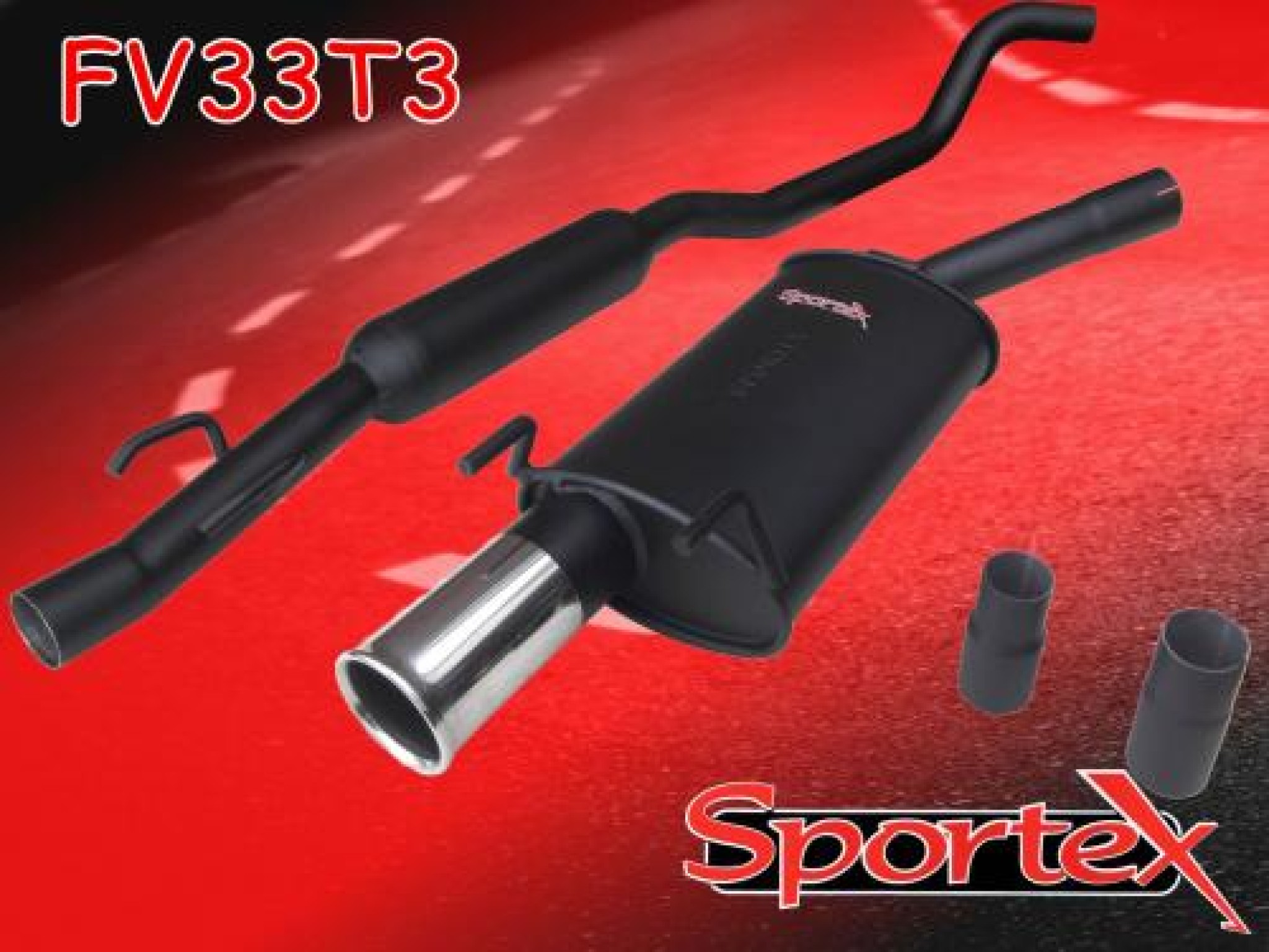 Sportex Vauxhall Corsa B performance exhaust system 19932000 S3 Sportex Vauxhall Corsa B performance exhaust system 19932000 S3