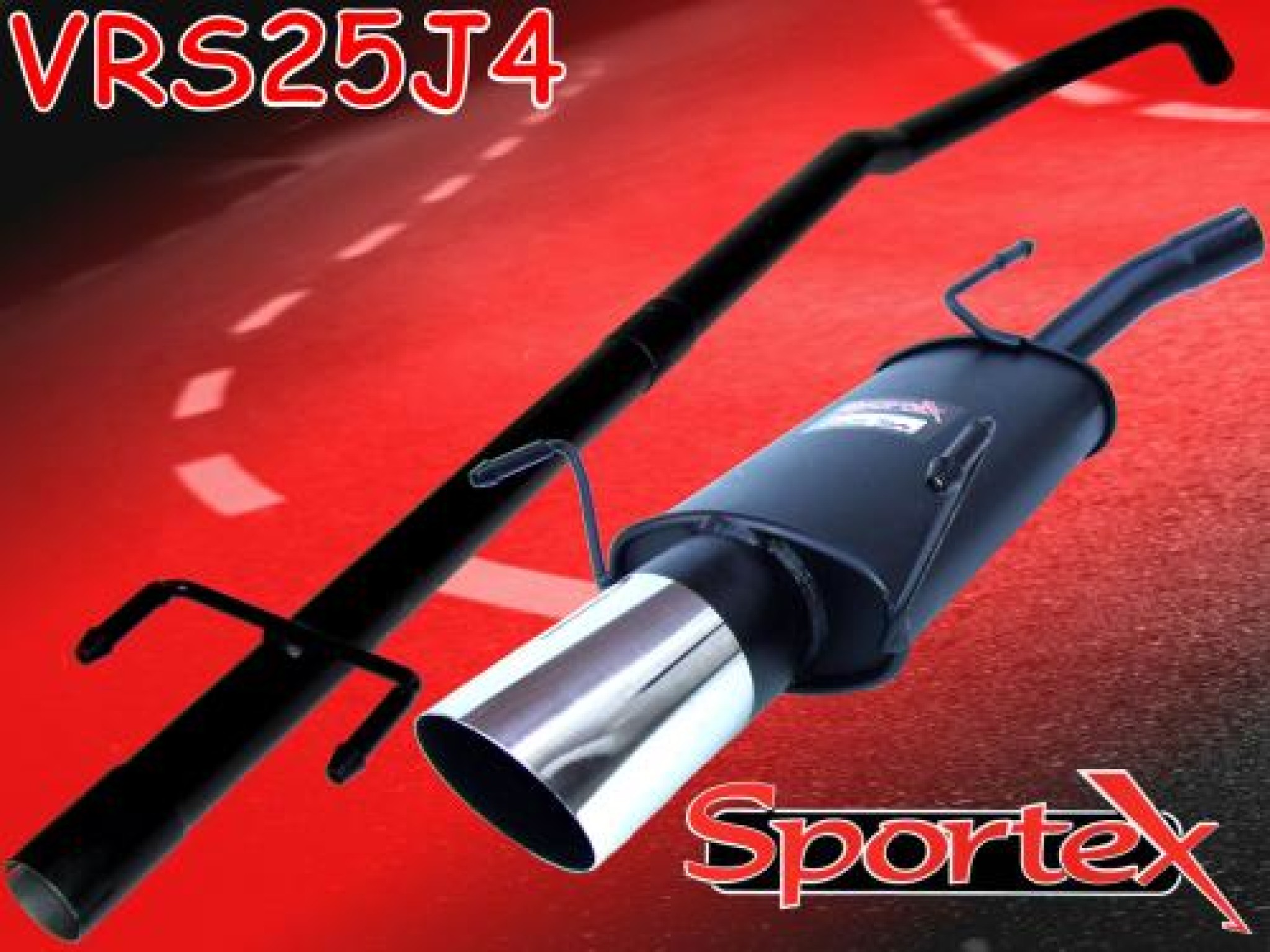 Sportex Vauxhall Corsa C performance exhaust system 20002006 J4 Sportex Vauxhall Corsa C performance exhaust system 20002006 J4