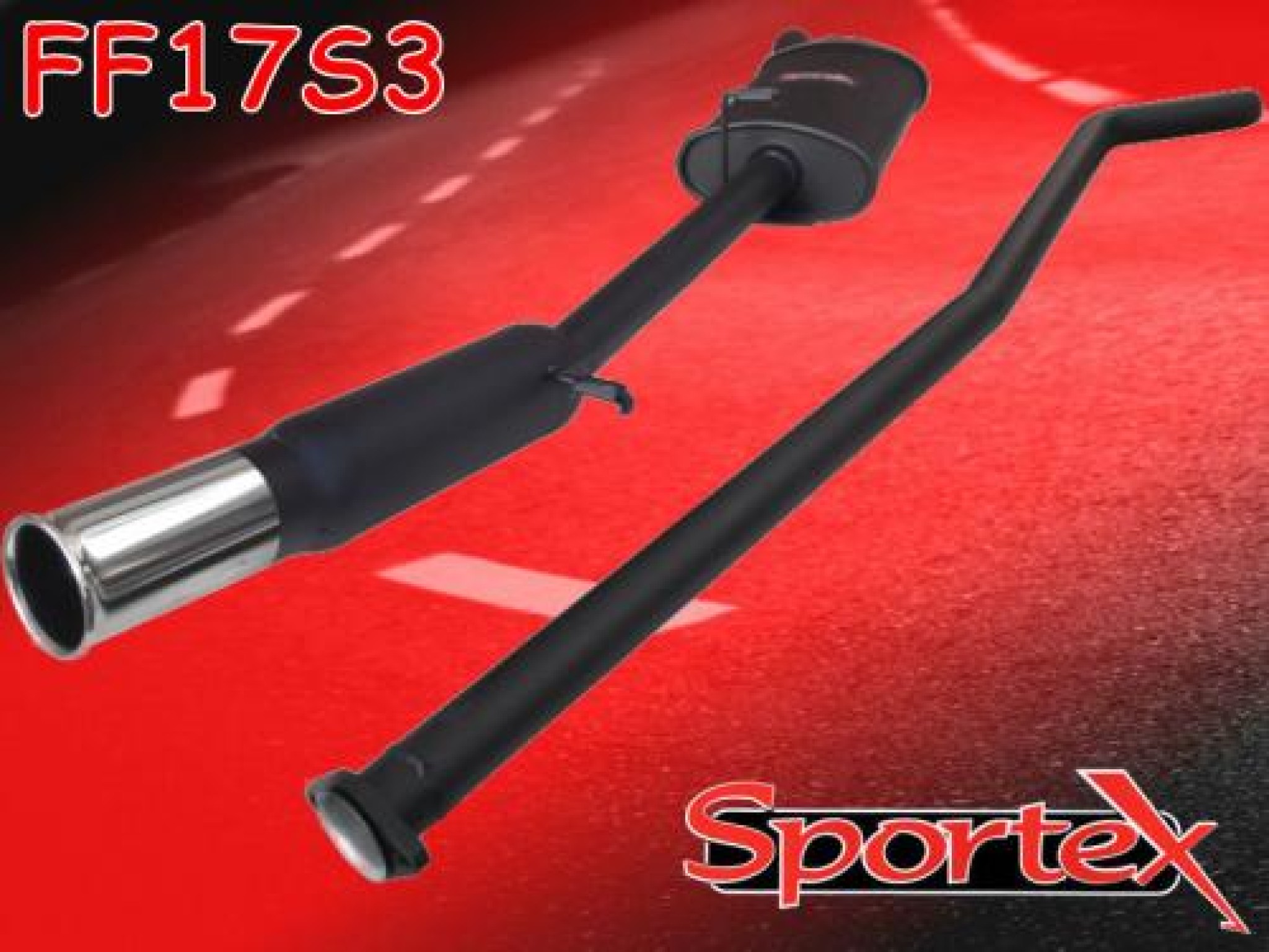 Sportex Ford Fiesta performance exhaust system 1.6 XR2 19841989 S3