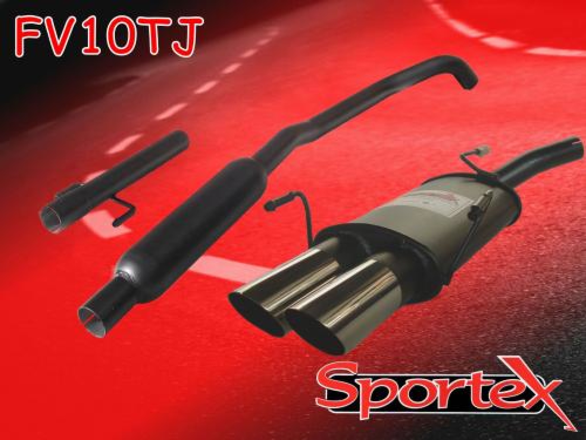 Sportex Vauxhall Corsa C performance exhaust system 20002006 TJ Sportex Vauxhall Corsa C performance exhaust system 20002006 TJ
