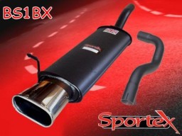 Sportex Seat Leon 1.8T performance exhaust back box 2000-2005 BS1BX