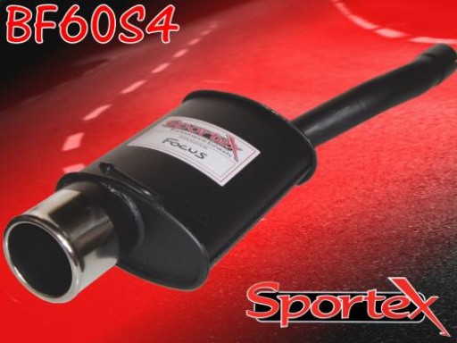 Sportex Ford Focus exhaust back box 1.6i 1998-2004 S4