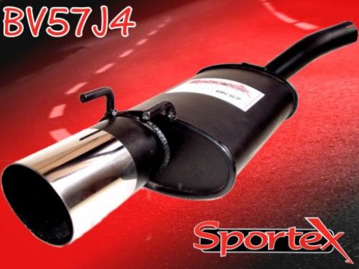 Sportex Vauxhall Corsa B exhaust back box 1.2i 1.4i 1.6i 93-00 J4