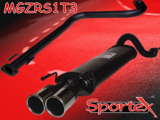 Sportex MG ZR performance exhaust system 2001-2005- T3