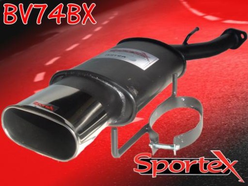 Sportex Vauxhall Astra mk4 exhaust back box 1998-2003 BX