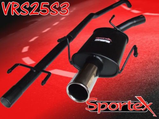 Sportex Vauxhall Corsa C performance exhaust system 2000-2006 S3