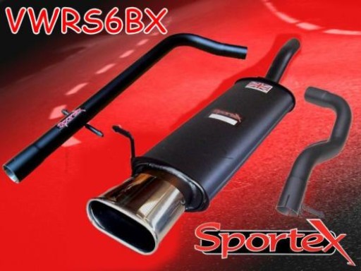 Sportex VW Golf mk4 performance exhaust system 1997-2004 BX