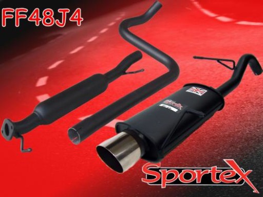 Sportex Ford Fiesta mk7 performance exhaust system 1.6i 2009-2012 J4