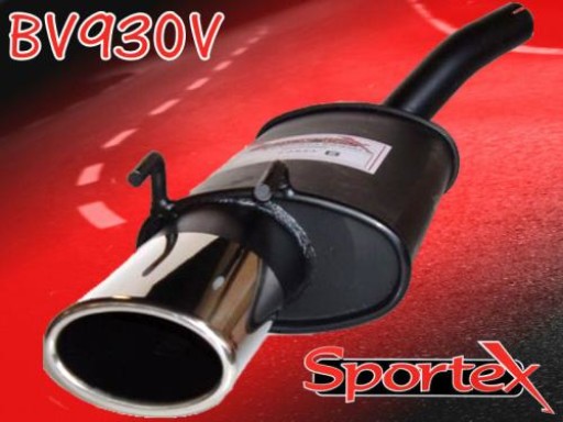 Sportex Vauxhall Corsa B exhaust back box 1.0i 1997-2000 OV