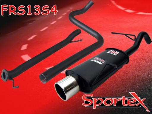 Sportex Ford Fiesta mk7 race tube exhaust system 1.6i 2009-2012 S4