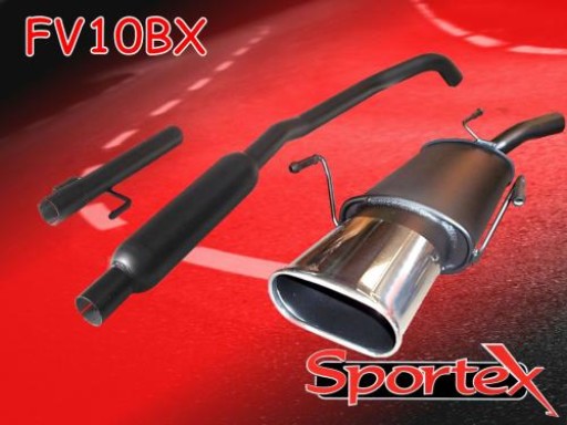 Sportex Vauxhall Corsa C performance exhaust system 2000-2006 BX