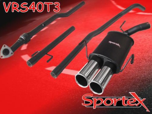 Sportex Vauxhall Corsa C performance exhaust system 2000-2003 T3