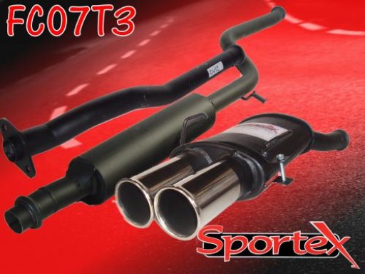 Sportex Citroen Saxo performance exhaust system 1.1 1.4 1.6 00-03 T3