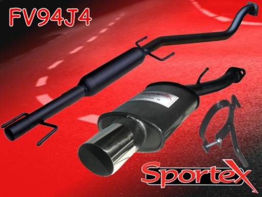 Sportex Vauxhall Astra mk4 performance exhaust system 1998-2004 J4