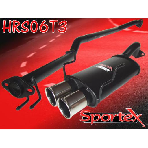 Sportex Honda Civic Type R Race Tube exhaust system EP3 2001-06 T3