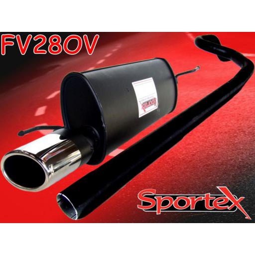 Sportex Vauxhall Corsa D performance exhaust system 1.2i 1.4i 2006- OV