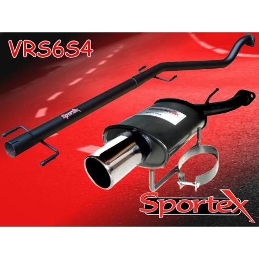 Sportex Vauxhall Astra mk4 performance exhaust system 1998-2003 S4