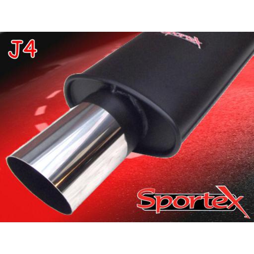 Sportex Ford Focus Race Tube exhaust system 1.6i 1998-2004- J4