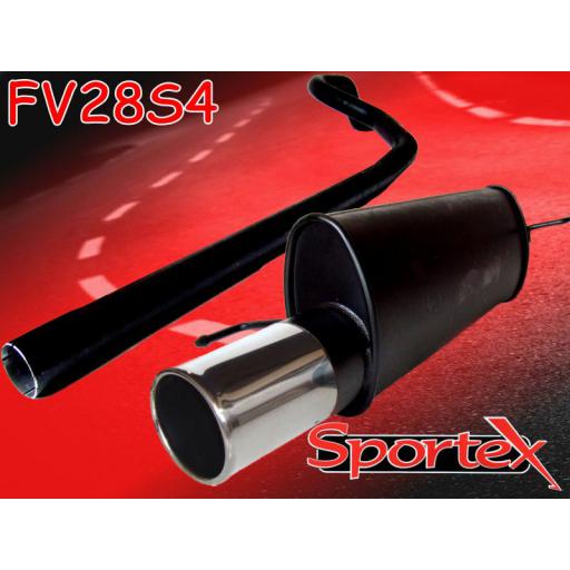 Sportex Vauxhall Corsa D performance exhaust system 1.2i 1.4i 2006- S4