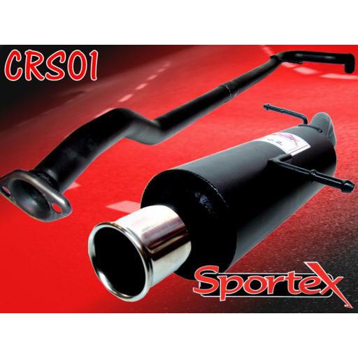 Sportex Citroen C2 performance exhaust system 1.1i 1.4i 1.6i 2003- S3