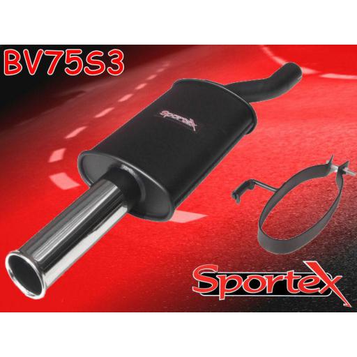 Sportex Vauxhall Astra exhaust back box 1996-1998 S3