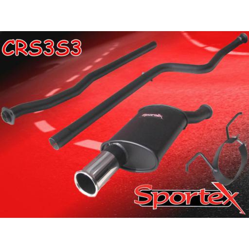 Sportex Citroen Saxo performance exhaust system 2000-2003 S3