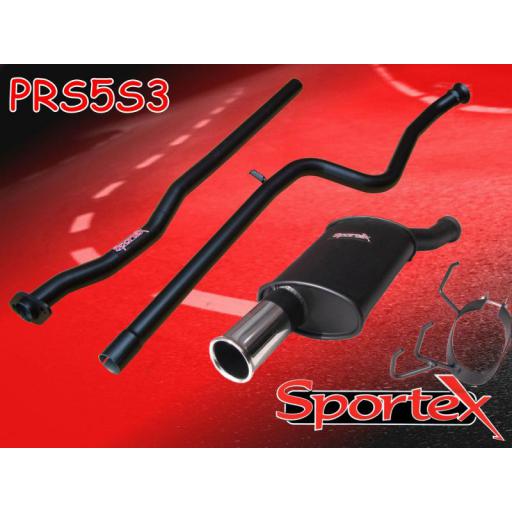 Sportex Peugeot 106 performance exhaust system 2000-2004- S3