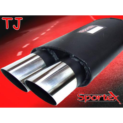 Sportex Ford Escort exhaust back box 1.8i zetec TJ