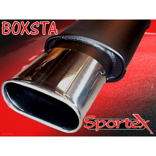 Sportex Vauxhall Astra mk4 coupe exhaust back box BX