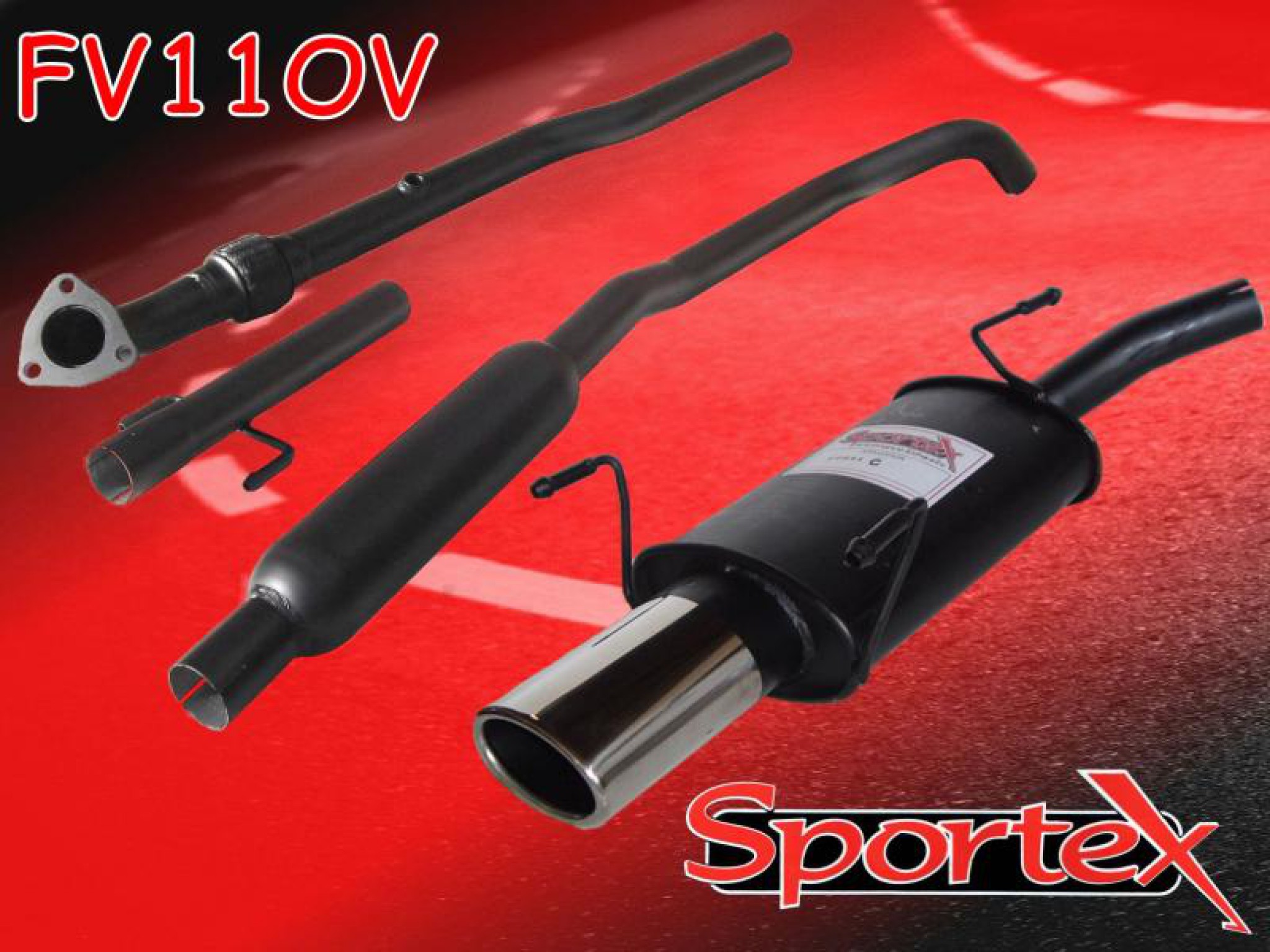 Sportex Vauxhall Corsa C performance exhaust system 20002003 OV