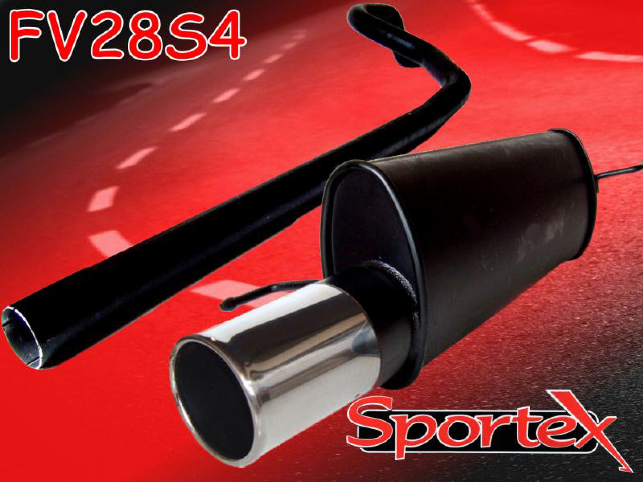 Sportex Vauxhall Corsa D performance exhaust system 1.2i 1.4i 2007 S4
