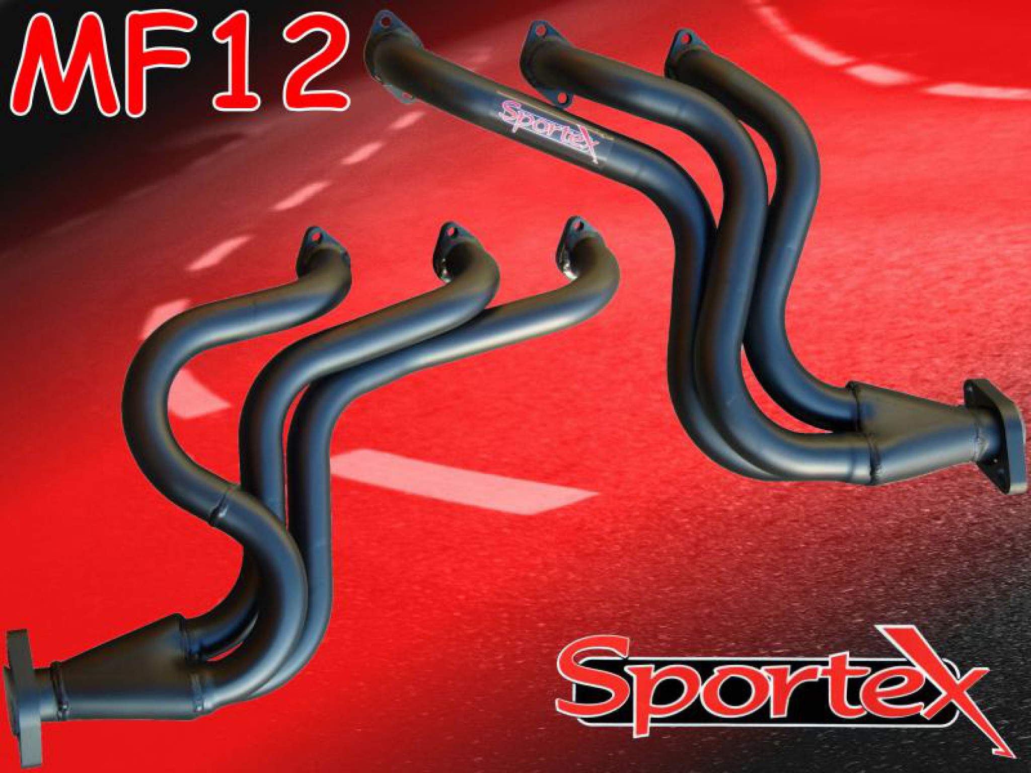 Piper stainless steel exhaust system (2 silencers) including manifolds: Ford Capri Mk3 V6 2.8i