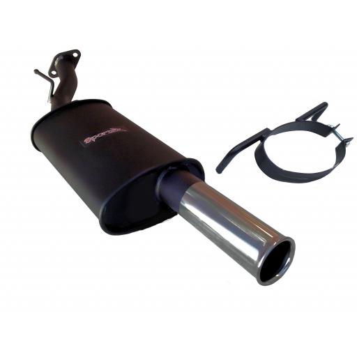 Sportex Vauxhall Astra mk4 coupe performance exhaust back box S3