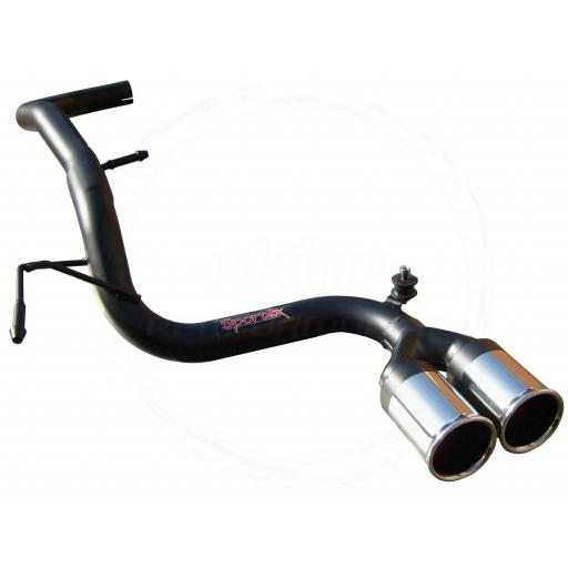 Sportex VW Lupo 1.0i 1.4i CENTRE exit tailpipe 1998-2004 T3