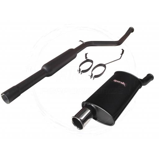 Sportex Peugeot 206 2.0i GTi performance exhaust system 1999-2007 S3