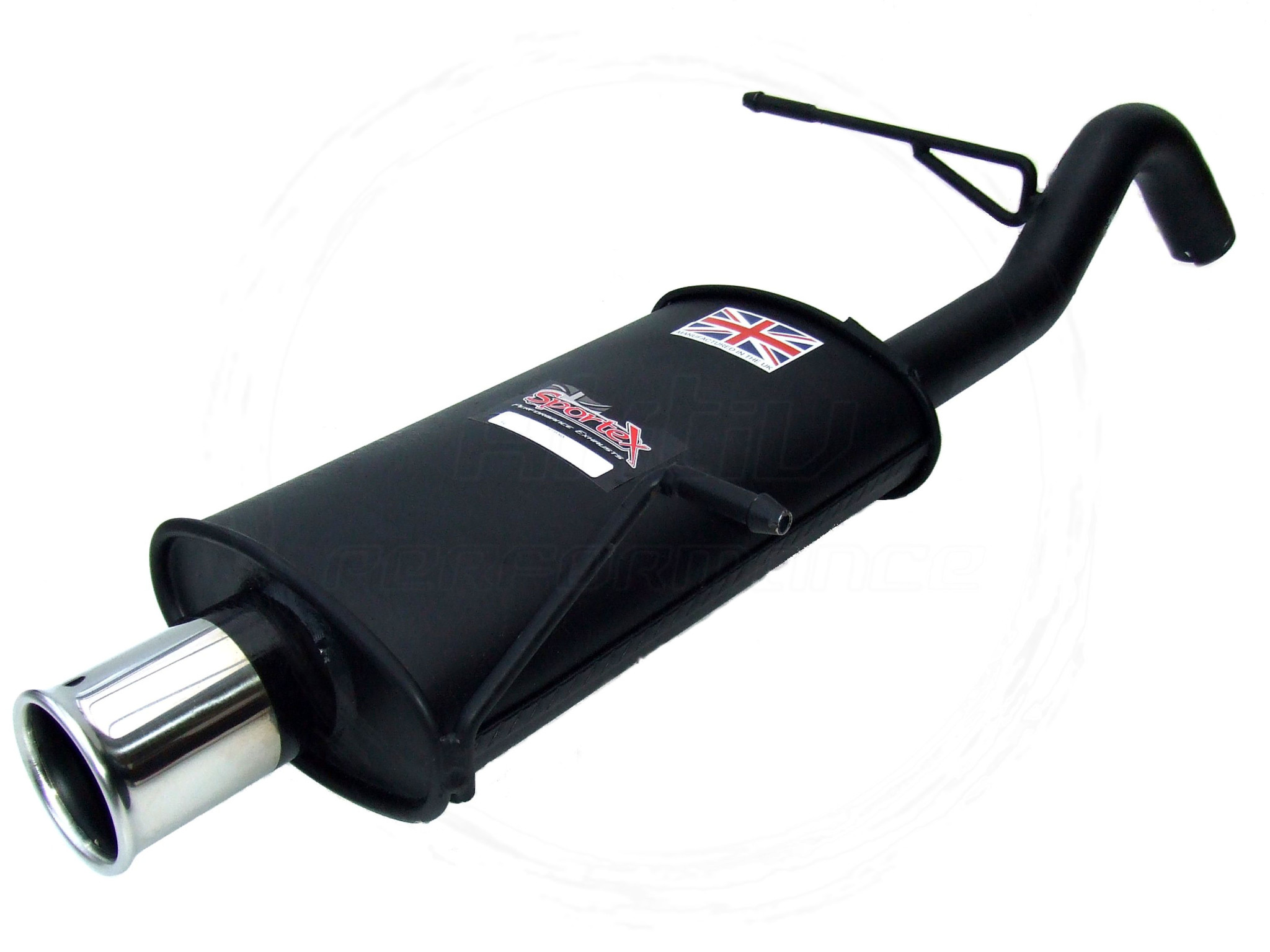 Sportex Ford Fiesta exhaust back box 1.25i 1.4i S3