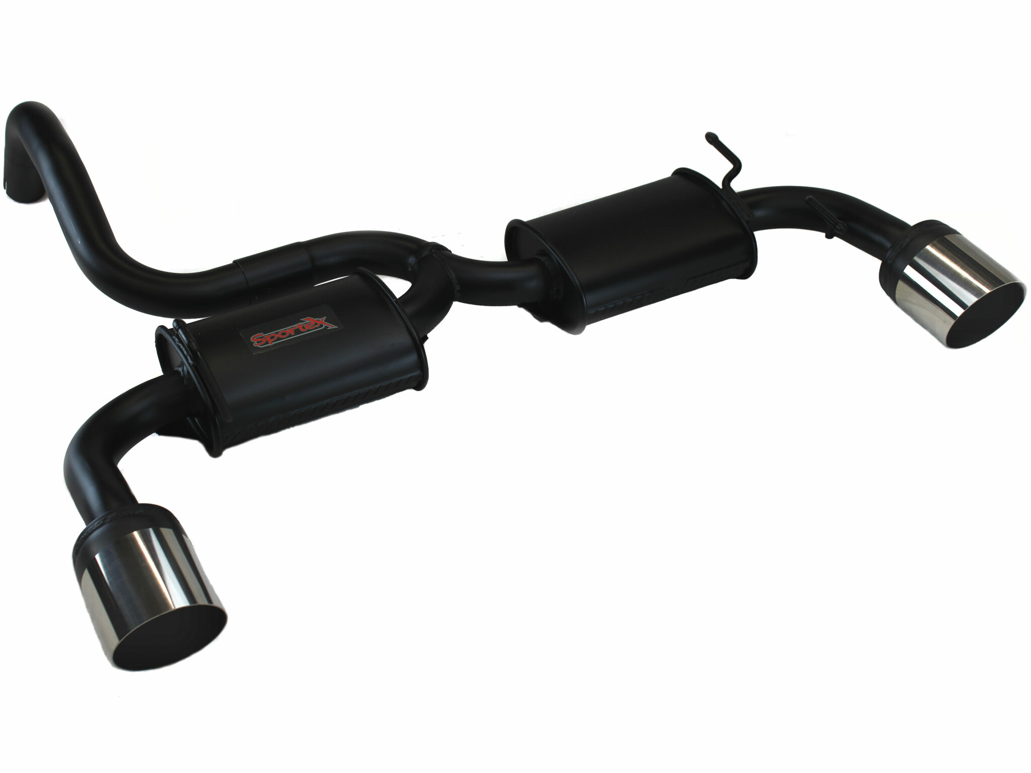 Sportex Abarth 500 performance exhaust back box J4
