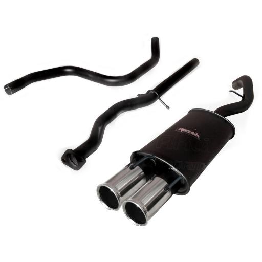 Sportex Ford Escort race tube exhaust system 1.8i Si GTi 1997-1999 T3