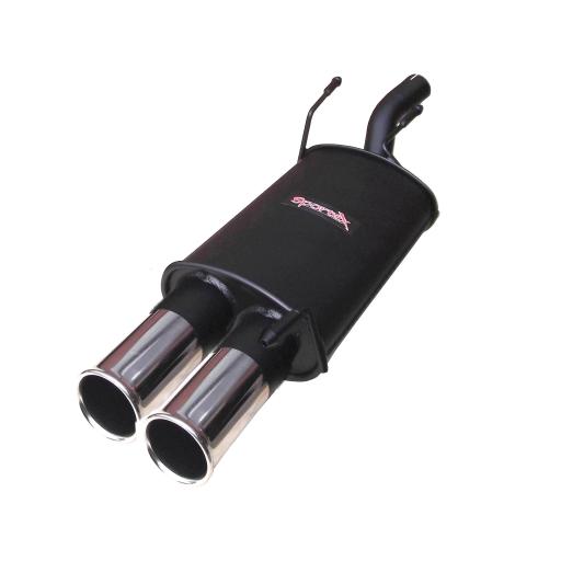 Sportex Ford Fiesta exhaust back box 1.4i 1996-2002 T3